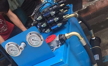 Hydraulic station production